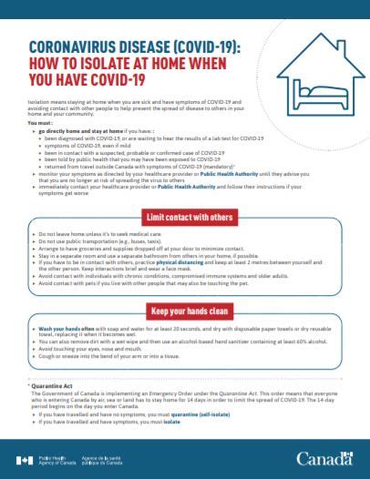 Coronavirus Disease Covid 19 How To Isolate At Home