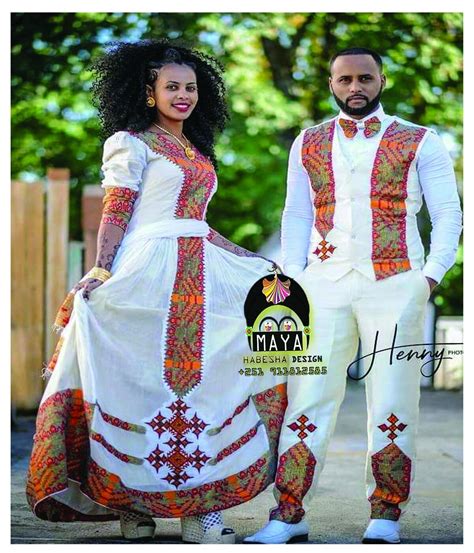 Eritrean And Ethiopian Habesha Couple Traditional Dress Men T Shirt My Xxx Hot Girl