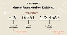 How You Dial German Phone Numbers - Complete Detailed Guide — The Black ...