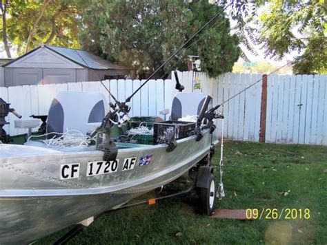 14 Aluminum Fishing Boat Trailerextras Or Trade For Current
