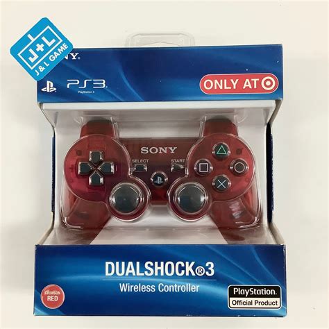 Sony Playstation 3 Dualshock 3 Wireless Controller Crimson Red Ps