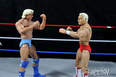 Ric Flair Defining Moments Figure Review Against Custom Ronnie Garvin