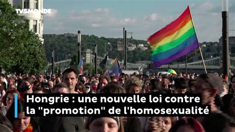 vidÉo hongrie une nouvelle loi contre la promotion de l homosexualité tv5monde informations