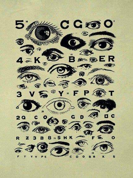 Eye Chart Eye Chart Art Dry Eyes Causes Graphic Eyes Vintage