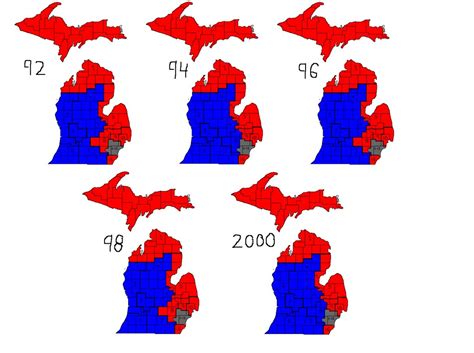 Michigan Congress Map 1992 2000 Stevendave768 Flickr