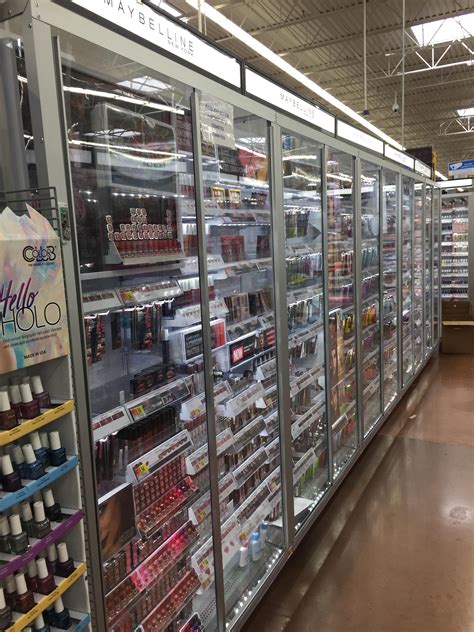 Walmart Cosmetics Are All Behind Licked Glass Doors Rmildlyinteresting