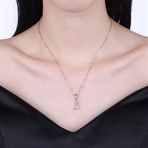Simple And Elegant Platinum Plated Necklaces And Pendants