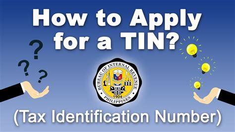 How To Apply For A Tin Taxpayer Identification Number Youtube
