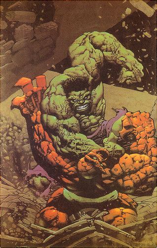 Hulk Vs The Thing The Art Of Simon Bisley