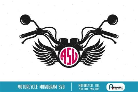 Motorcycle Monogram Svg Big Bike Svg Motorcycle Svg Rider Svg Rider