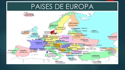 25 Encantador Nombres De Los Paises Del Continente Europeo