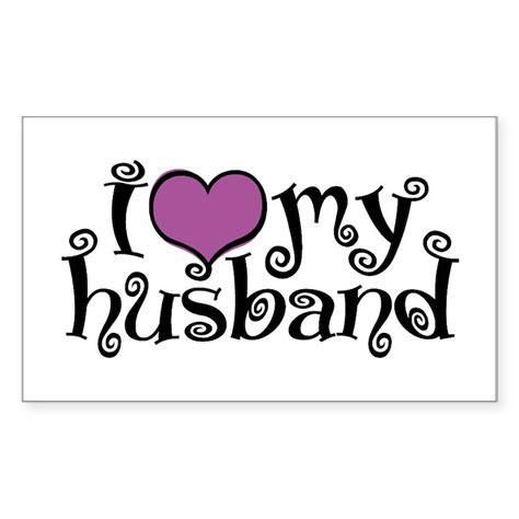 2 Lovehusband Sticker Rectangle I Love My Husband Rectangle Sticker Cafepress