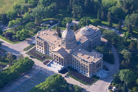 Aerial Photo Alberta Legislature Building