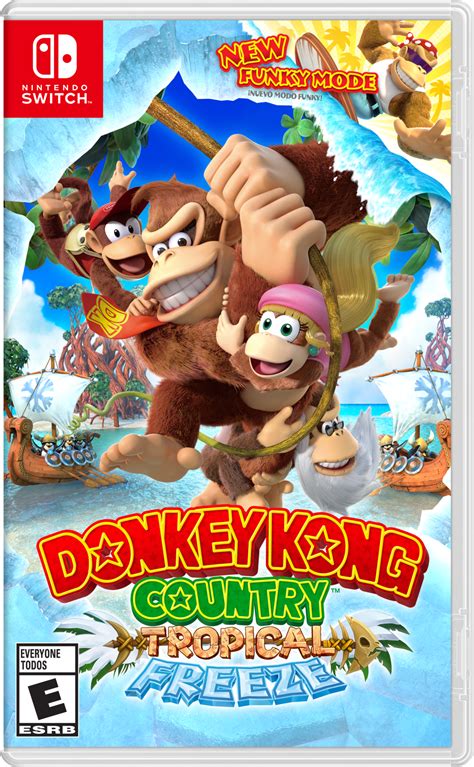 Donkey Kong Country Tropical Freeze Nintendo Switch Super Mario