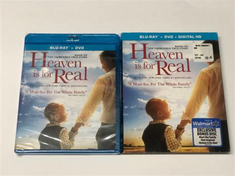 Heaven Is For Real Blu Raydvd 2014 2 Disc Set ~ No Digital Ebay