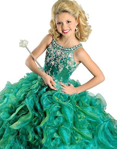 Green Pageant Dress For Girls Girls Pageant Dresses Ball Dresses