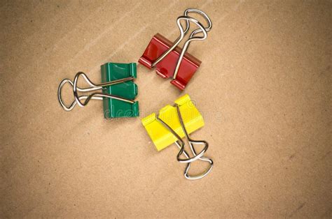 Metal Paper Clips Stock Photo Image Of Clamps Tools 45799802