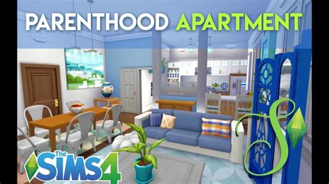 Sims 4 Parenthood Apartment Speed Build Csims4 Youtube