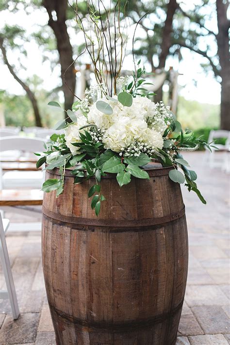 Wine Whiskey Barrels Crystal Crates Barrel Wedding Decor Wine