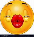 Blowing Kiss Emoji SVG