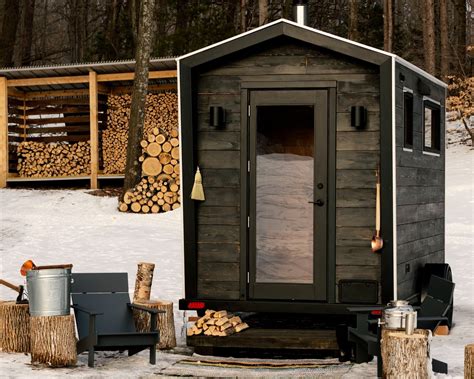 Custom Built Sauna — Fox And Flame Sauna Wood Fired Sauna In Traverse