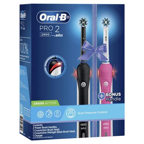 Buy Oral B Power Toothbrush Pro 2 His And Hers Pack Online At Chemist Warehouse®