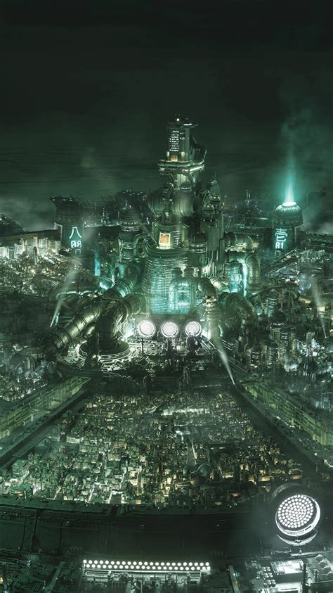 Final fantasy 7 remake wallpaper hd. Final Fantasy VII Remake Midgar Wallpaper | Cat with Monocle