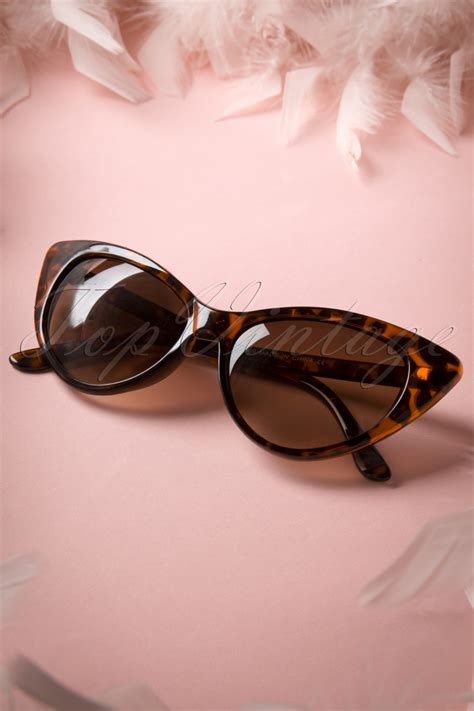 50s Fenella Cat Eye Sunglasses Tortoise