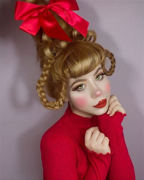 Cindy Lou Who ️twiggybraindead Christmasmakeup Be Inspirational Mz