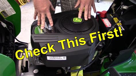 Riding Mower Engine Surging Easy And Inexpensive Fix Youtube