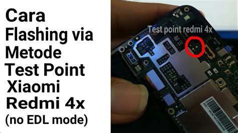 TEST POINT XIAOMI REDMI X SIMPLE Tested Work Can Not Enter EDL