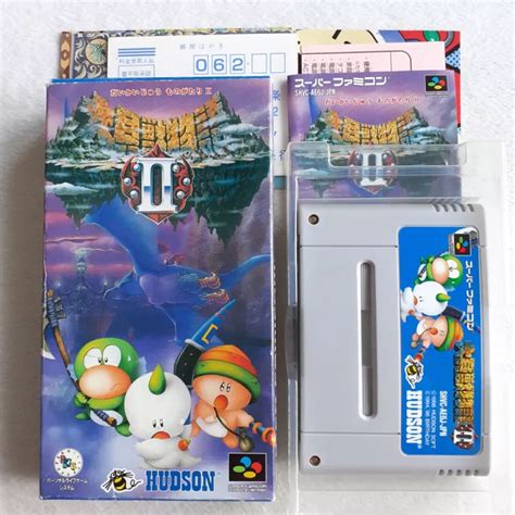 Daikaijuu Monogatari II Wth Map Reg Card Super Famicom Nintendo SFC