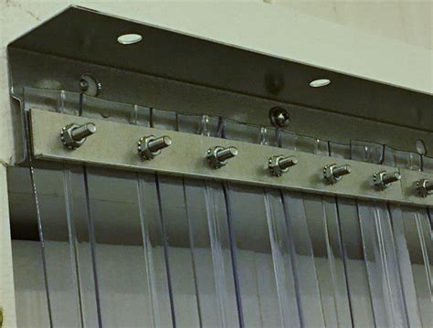Strip Curtain Mounting Bars Galvanized Or Stainless Steel Hanging Strip