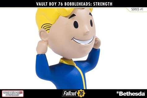 Fallout 76 Vault Boy 76 Bobbleheads Series One Strength Gaming Heads