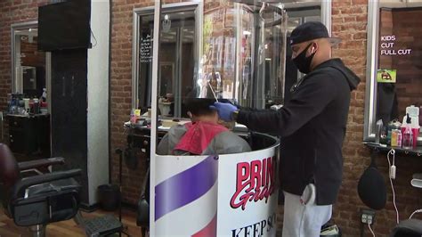 Nj Barber Creates Shields On Wheels To Keep Customers Healthy