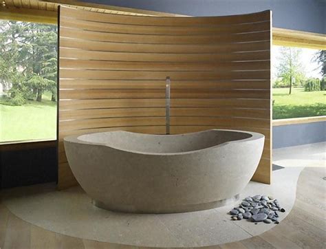Natural Stone Bathtub Ideas For Your Bathroom46 Stone Bathtub