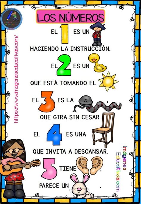 Los NÚmeros En Canciones Con Pictogramas Para Educación Infantil Y