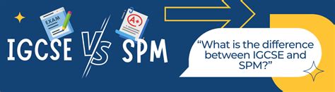 What Is The Difference Between Igcse And Spm Uum International School Melaka
