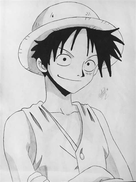 Drawing Monkey D Luffy One Piece Anime Amino