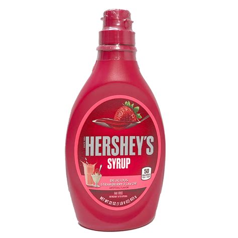 Hershey´s Syrup Strawberry Flavor 623g Breakfast Food Us Candy
