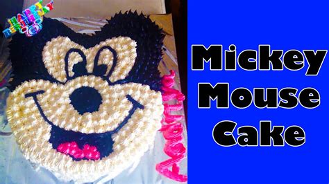 You can make your favorite dishes at home but watching video. Disney Mickey Mouse Birthday Cake Recipe | Homemade ...