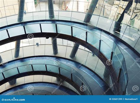 Futuristic Office Building Stock Image Image Of Radial 32601399