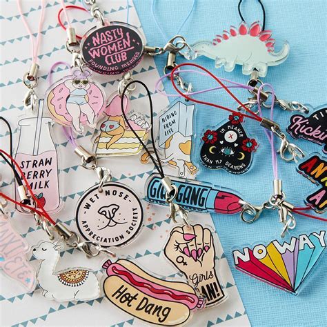 Custom Phone Charm Printing Personalised Cell Phone Charms Zap