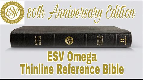 Esv Omega Thinline Reference Bible Review Youtube