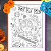 Free Printable Puzzle for Kids to Celebrate Day of the Dead ...