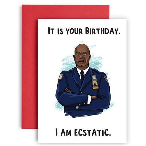 Buy Huxters It’s Your Birthday I’m Ecstatic - Funny Birthday Card