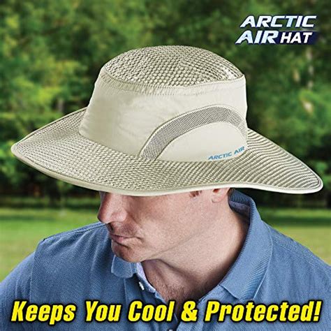 Arctic Air Evaporative Cooling Hat By Ontel Uv Reflective Technology