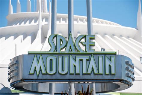 Sign For Space Mountain Editorial Image Image Of Daytime 163229840