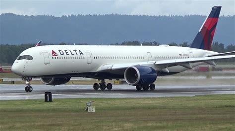 Delta N513dz Airbus A350 900 Takeoff Portland Airport Pdx Youtube