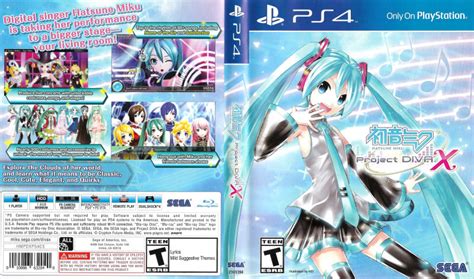 Hatsune Miku Project Diva X 2016 Playstation 4 Box Cover Art Mobygames